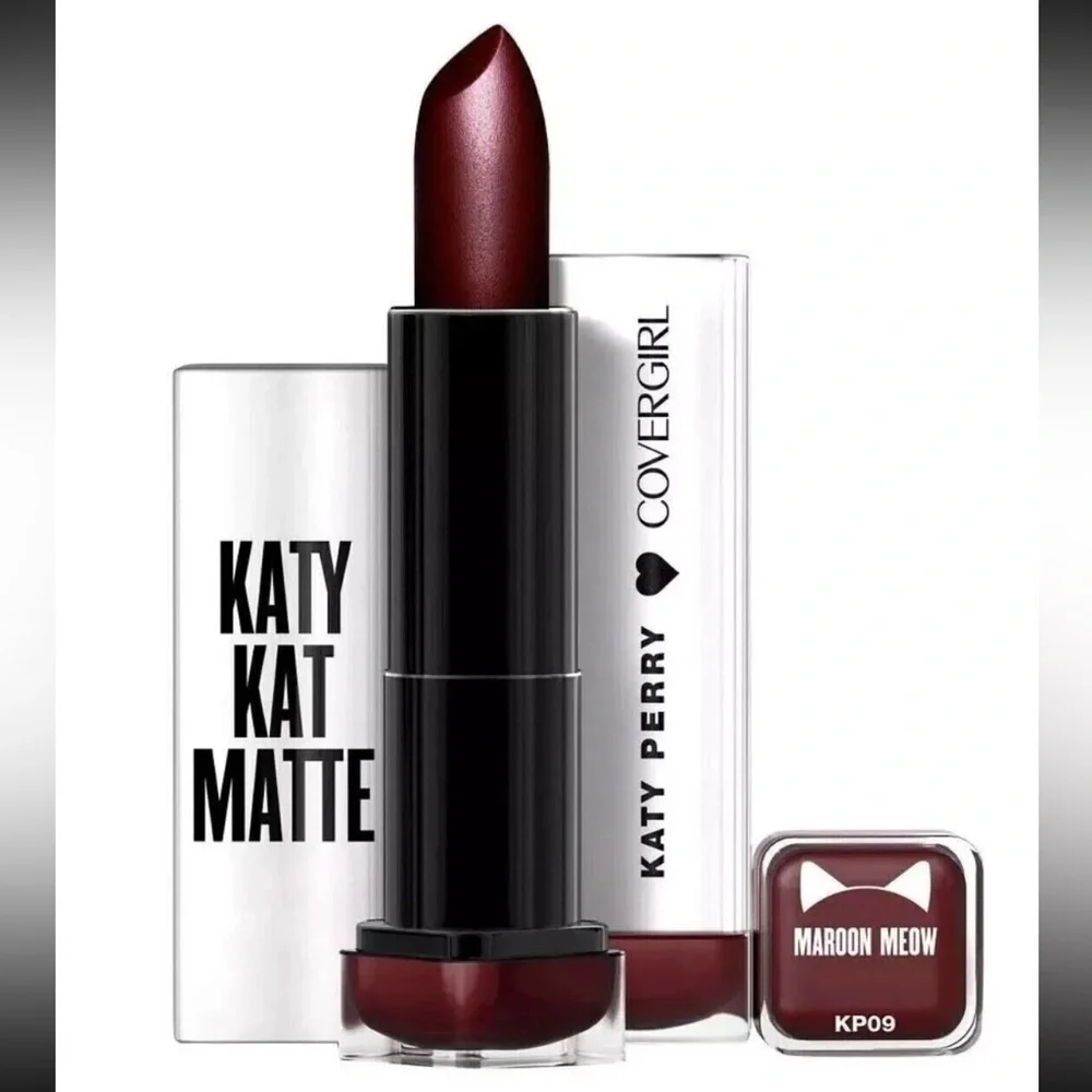 Covergirl Katy Perry Lipstick Maroon Meow Red New
